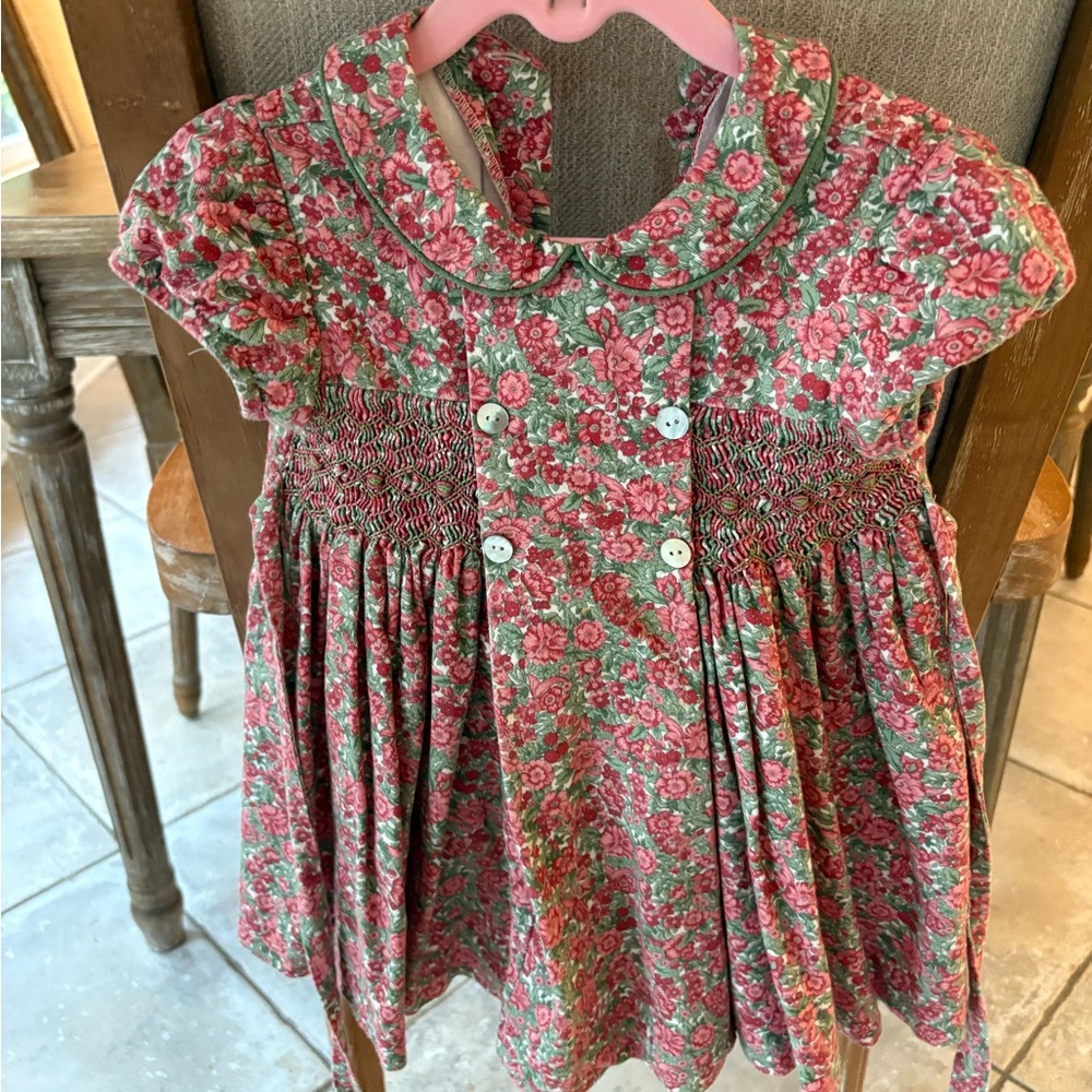 3T La Coqueta Smocked Dress